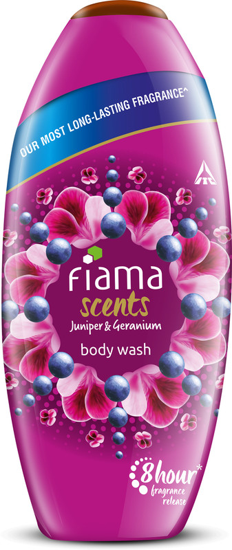 FIAMA Scents Juniper and Geranium Body Wash Shower Gel Moisturized Skin & Radiant Glow(250 ml)