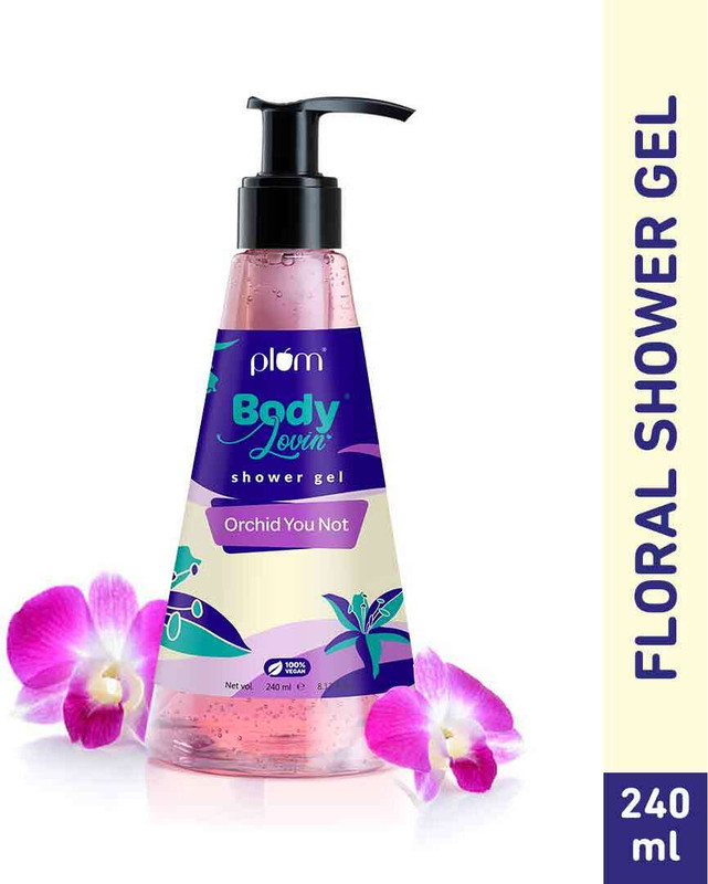 Plum BodyLovin' Orchid-You-Not Shower Gel | SLS-Free Fresh Floral Body Wash(240 ml)