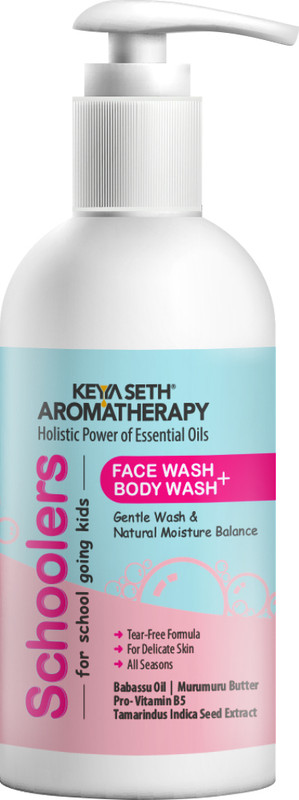 KEYA SETH AROMATHERAPY Schoolers Face & Body Wash for School going Kids Boy & Girl No Tears Formula(275 ml)