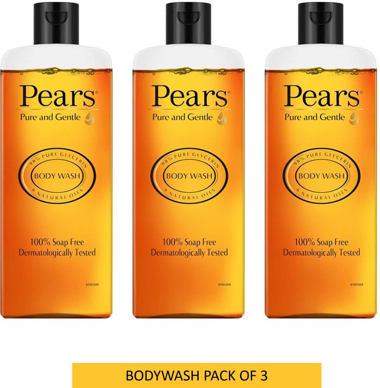 Pears Pure and Gentle Shower Gel  (3 x 250 ml)