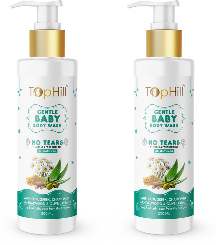 Tophill Gentle Baby Body Wash Combo - Pack of 2(2 x 200 ml)