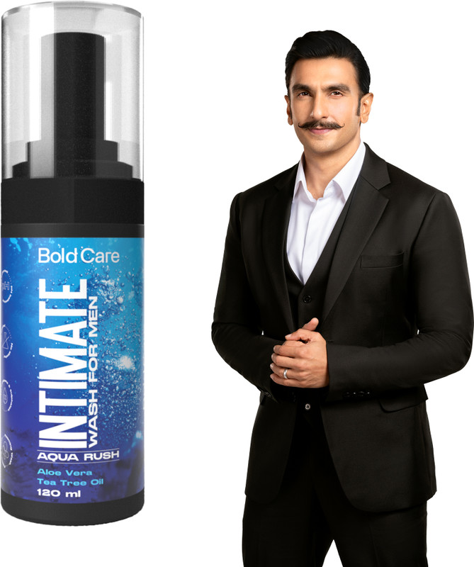 Bold Care Aqua Rush Intimate Wash | pH Balanced | With Aloe Vera & Tea Tree Oil(120 ml)