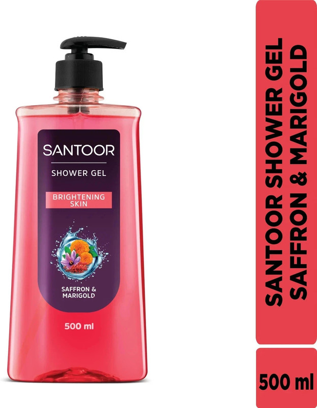 Santoor Shower Gel Sandalwood and Gardenia Body Wash(500 ml)