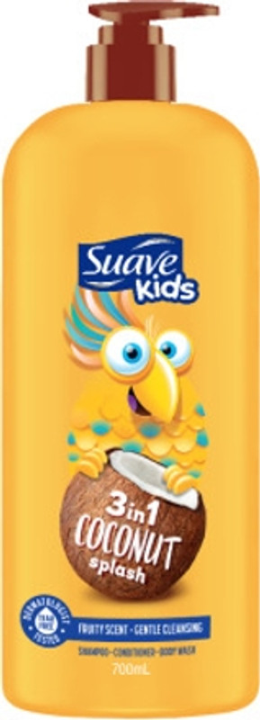 Suave Kids 3 IN 1 COCONUT SPLASH HEAD TO TOE ( IMPORTED )(700 ml)