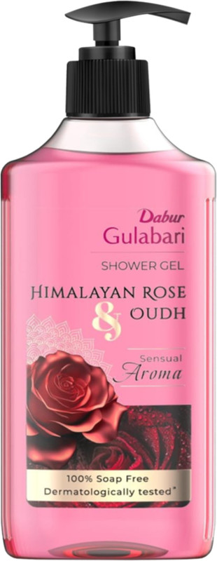 Dabur Body Wash Shower Gel - Himalayan Rose & Oudh | 100% Soap free(750 ml)