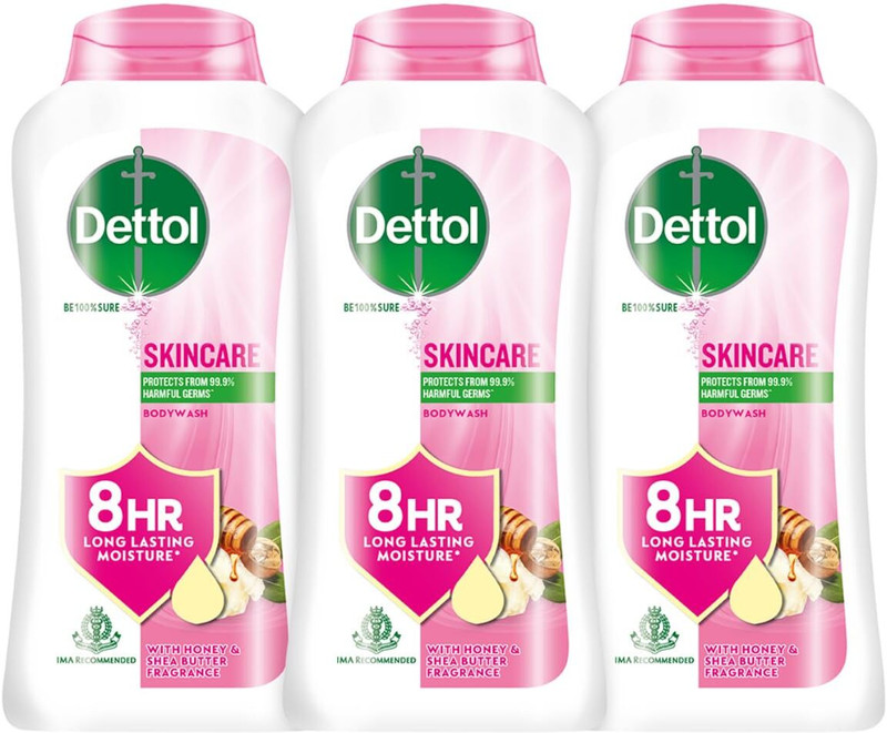 Dettol Skin care Body wash & shower gel(3 x 250 g)