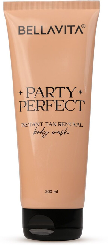 BELLAVITA Party Perfect 2-in-1 Body Wash | Instant Tan Removal|Instant Brightening(200 ml)