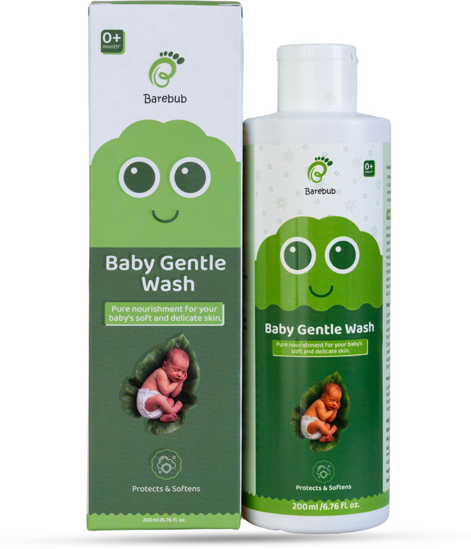 Barebub Baby Gentle Wash with Coconut Milk & Cocoa Butter(200 ml)