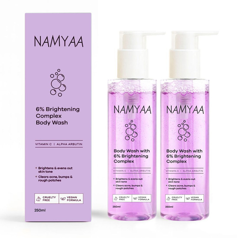 Namyaa Brightening Body Wash with 6% Brightening Complex & Vitamin C(250 ml)