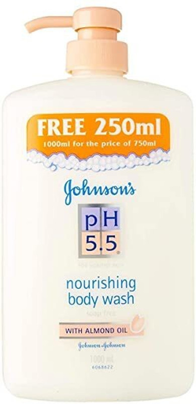 JOHNSON'S PH 5. 5 For Nourishing Body Wash with Almond Oil(1000 ml)