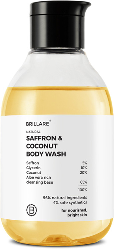 BRILLARE Saffron & Coconut Body Wash - 200ml(200 ml)