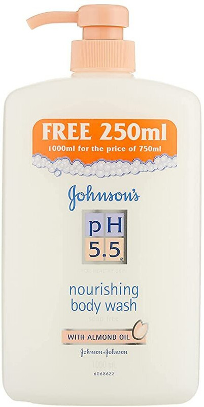 JOHNSON'S Baby Ph 5.5 Nourishing Bodywash with Almond Oil(1000 ml)