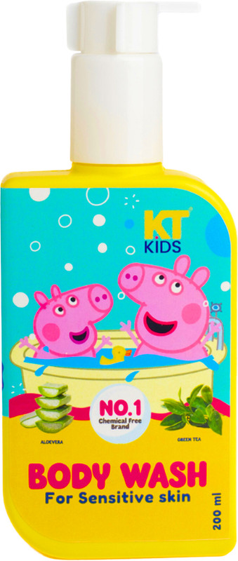 KT KIDS Gentle Body Wash with Aloe Vera & Green Tea for Sensitive Skin(200 ml)