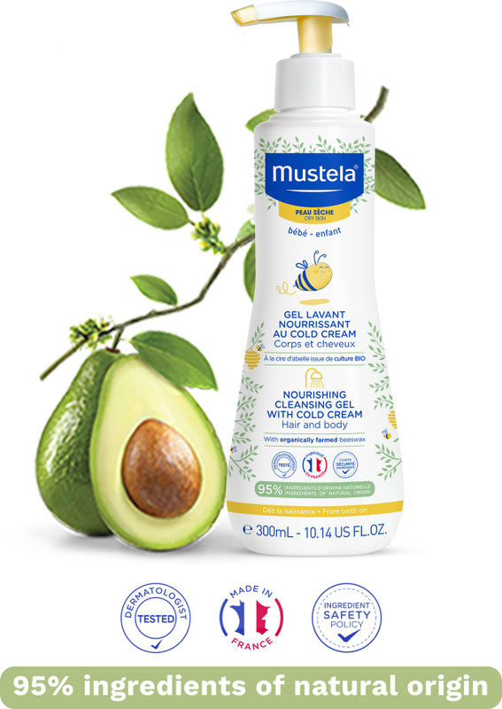 Mustela Nourishing Cleansing Gel with Cold Cream for Babies - 300ml(300 ml)