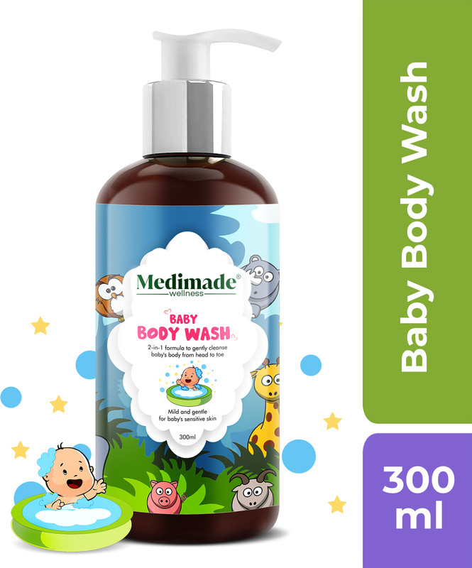 Medimade Baby Body Wash for Soft Skin and Hair(300 ml)