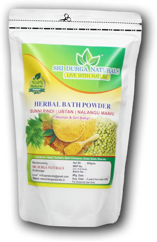 sri durga naturals Herbal Bath powder/ Nalangu Maavu (Girl Baby)(250 g)