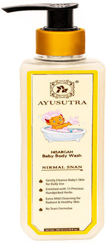 AYUSUTRA Baby Body Wash – Nirmal Snan(200 ml)
