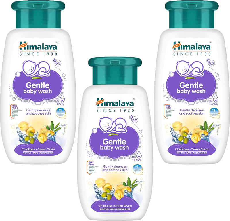 HIMALAYA GENTLE BABY WASH 100ML ( Pack of 3 )(3 x 100 ml)