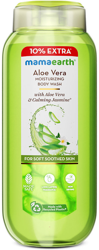 Mamaearth Aloe Vera Moisturizing Body Wash with Aloe Vera & Calming Jasmine Scent(275 ml)