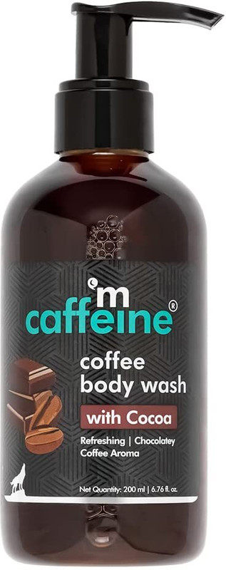 mCaffeine Coffee Cocoa Body Wash for D Tan, Get Glowing Skin & Refreshing Fragrance(200 ml)
