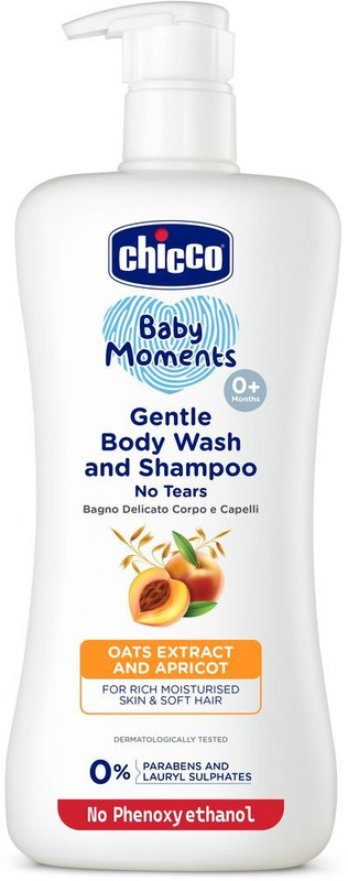 Chicco Gentle Bodywash And Shampoo, Paraben & Phenoxyethanol Free 0M+(500 ml)
