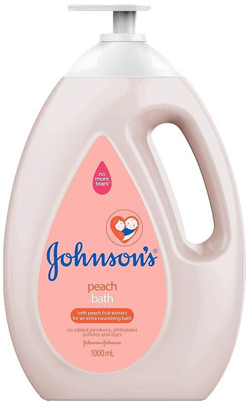 JOHNSON'S Baby Peach Bath 1000Ml (IMPORTED)(1000 ml)