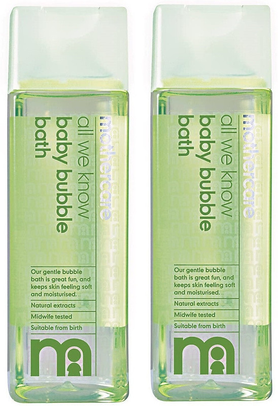 Mothercare All We Know Baby Bubble Bath | Keep Skin Feeling Soft & Moisturised | Pack of 2(2 x 300 ml)