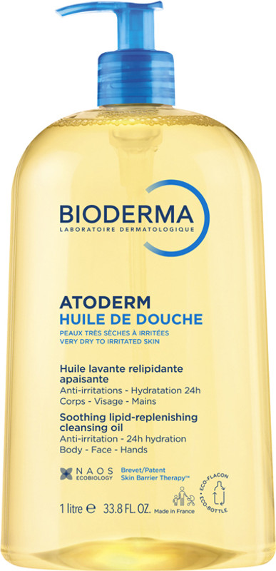 BIODERMA Atoderm Huile de douche Cleansing Oil Dry Sensitive Skin(1 L)