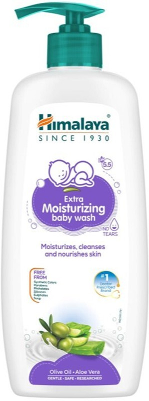 HIMALAYA EXTRA MOISTURIZING BABY WASH 400ml | Nourishes Skin |(400 ml)