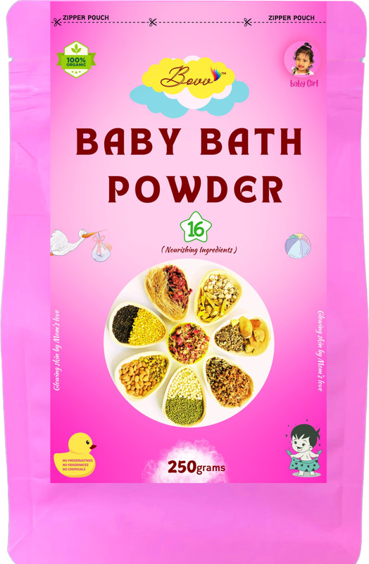 Bovv Baby Bath powder Organic 16 Ingredients(250 g)