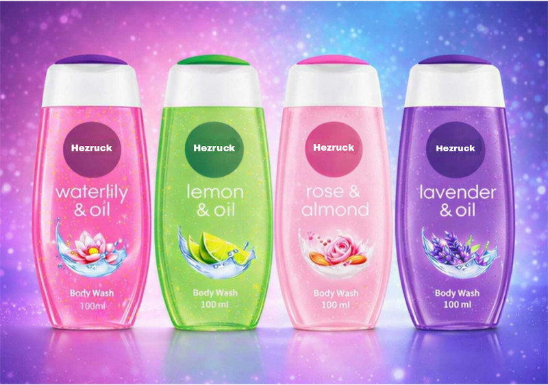 Hezruck Shower Gel(4 x 100 ml)