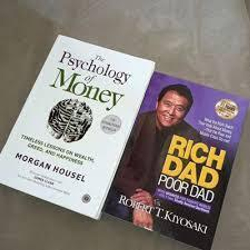 Psychology Of Money & Rich Dad Poor Dad (Paper pack, Robert T. Kiyosaki, Morgan Housel)(Paperback, Robert T. KiyosakiMorgan Housel)
