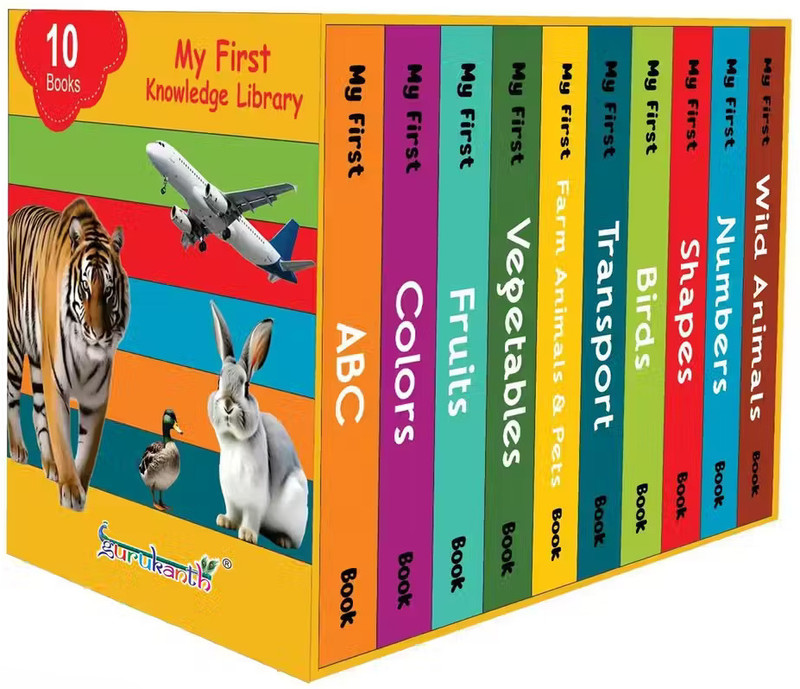 gurukanth Baby books 1 year(Multicolor)