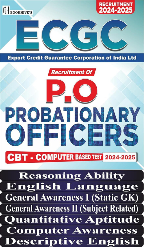 ECGC PO (Export Credit Guarantee Corporation of India Probationary Officer) Set of 8 Books - 2024-25(Paperback, Rekha Jha)