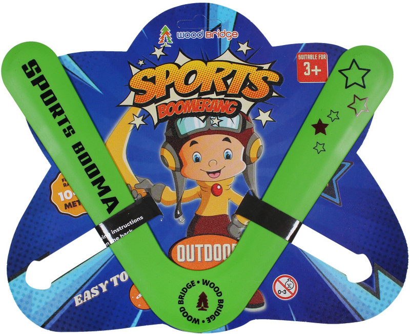 woodbridge Glowing Boomerang Spinner Right Handed, Left Handed Returning Boomerang(blue)