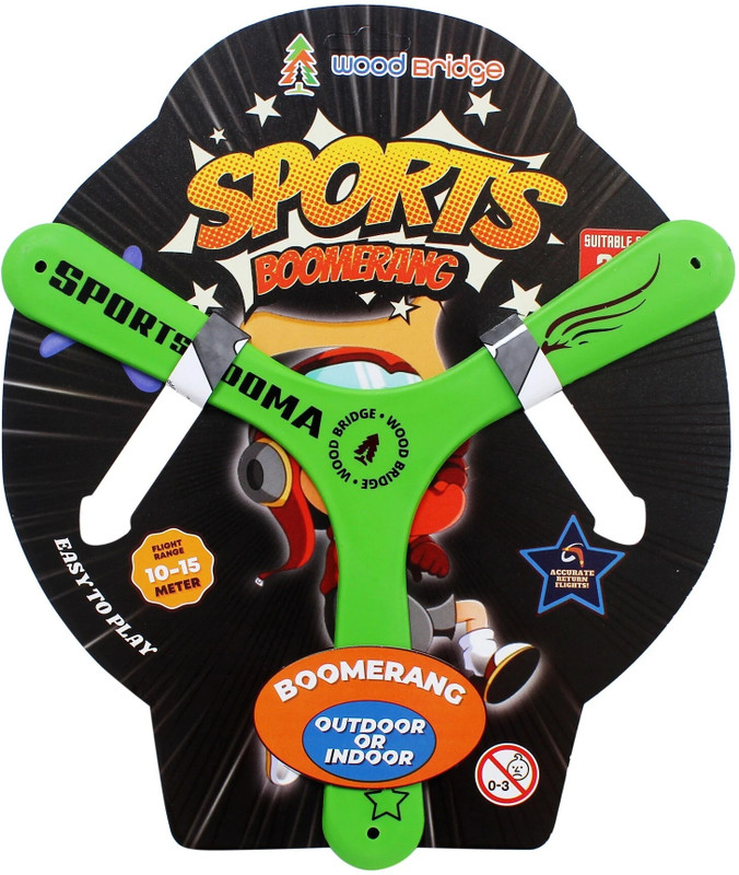 woodbridge Boomerang Sports Right Handed, Left Handed Returning Boomerang(Green)