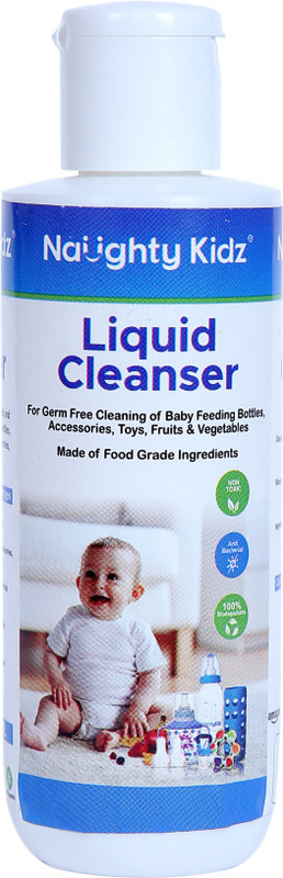 naughty kidz Liquid Cleanser For Baby Bottle And Nipple Teats(Blue)