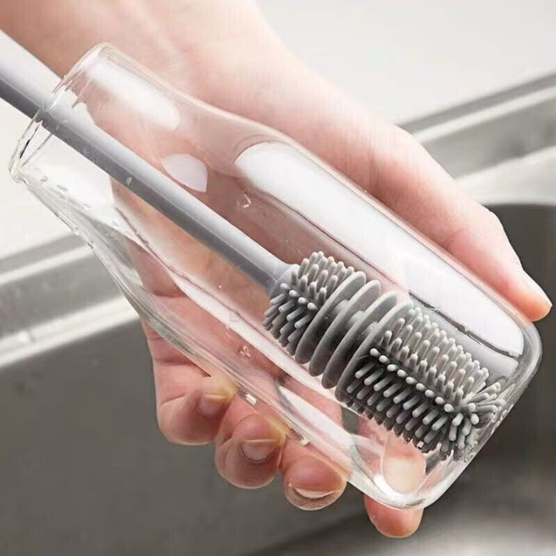 STARBITE Long Handle Bottle Cleaning Brush 32CM.(Grey)