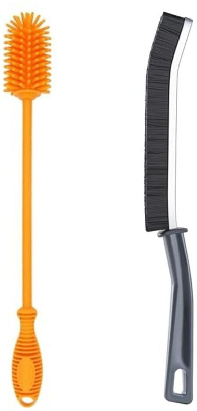 HIDIX MultiFunctional Bottle Cleaning Brush&Mini Gap Cleaning Brush Multipurpose Tools(Multicolor)