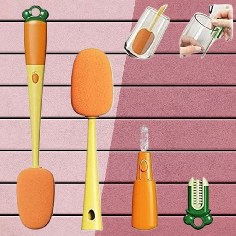 seebuy store Glass Cup Cleaning Brush K-8(Multicolor)