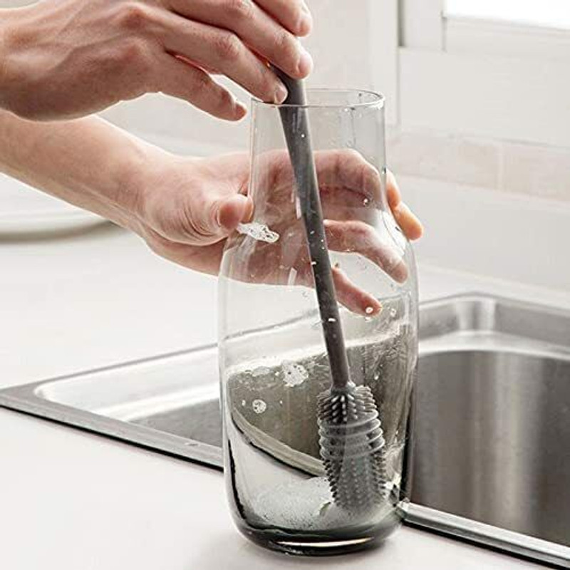Syologix Bottle Mug cleaning Brush,Flexible Bristles,Long Handle Brush (MULTICOLOR)(Multicolor)