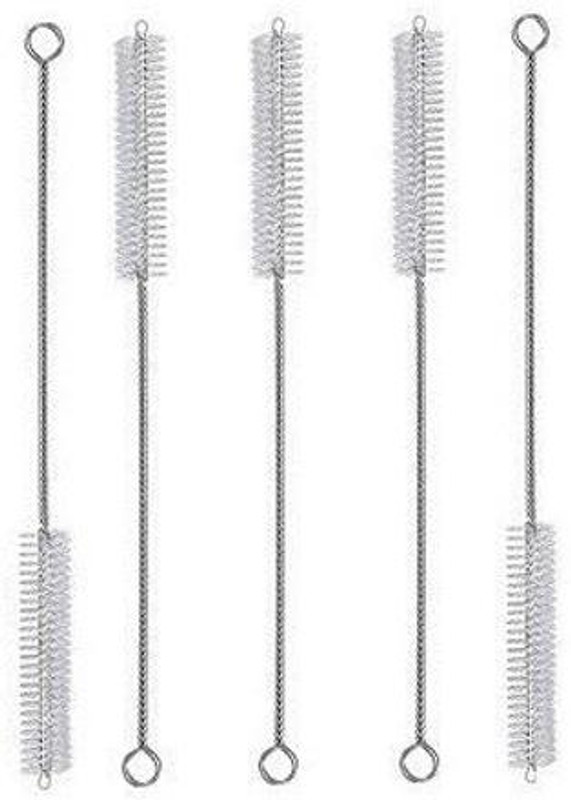 Qweezer Straw /Sipper Cleaning Brush for Babies Drinking Pipe Brush (Pack Of 5)(White)