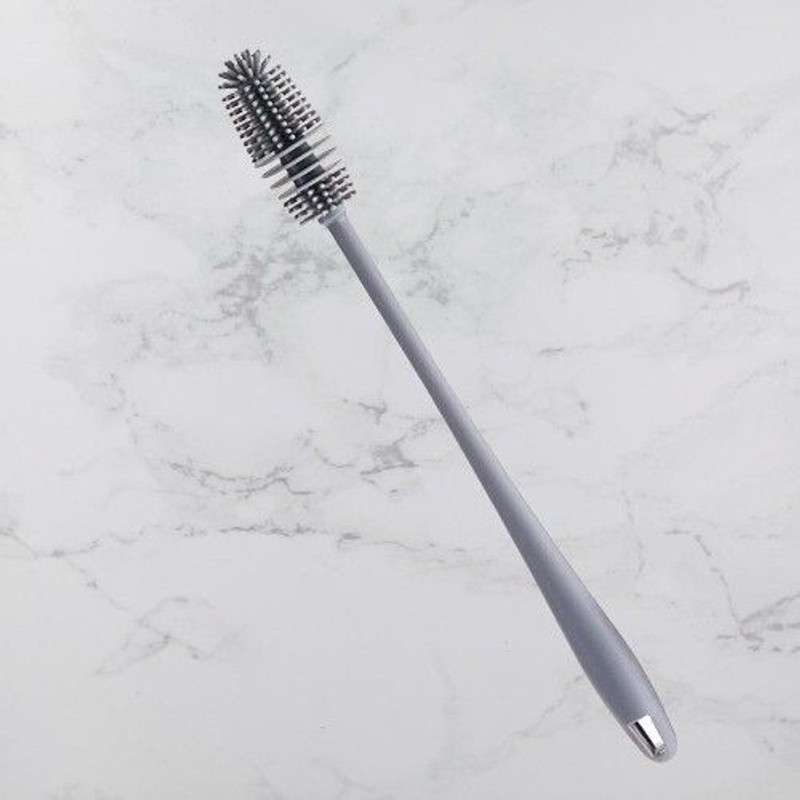 FULKIZA Long Handel Cleaning Brush Wide Cleaner for Washing Decanter, Thermos, Bottles(Multicolor)