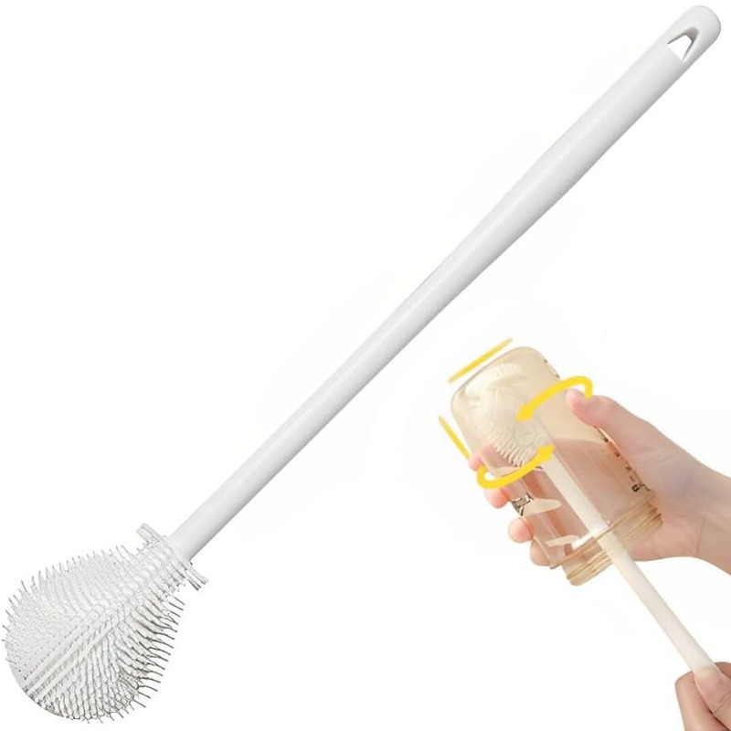 Top Select Flexible Soft Bristle, Long Handle Cleaning Brush 1 Pc(Multicolor)