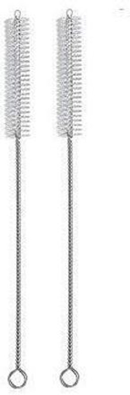 TINUMS STEEL STRAW CLEANING BRUSH ( PACK OF 2)(Silver)