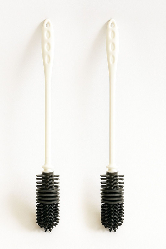 Havnora Silicone Bottle cleaning brush(White, Black)