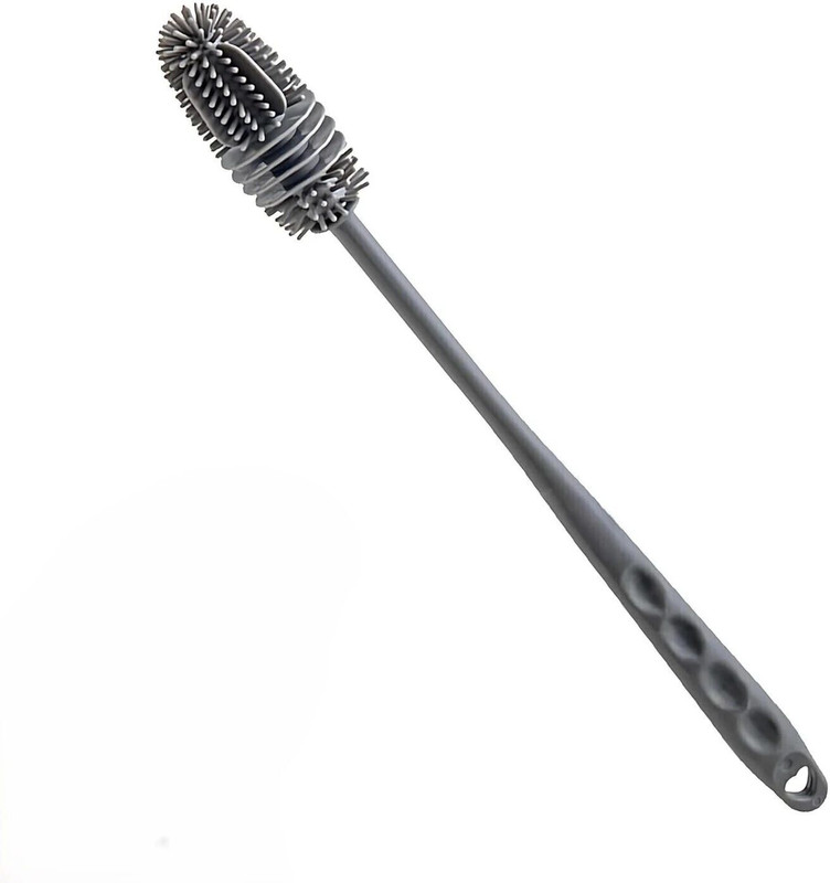buybuddy Silicone Bottle Cleaning Brush Long Handle, Containers and Glass Cleaning Brush(NA)