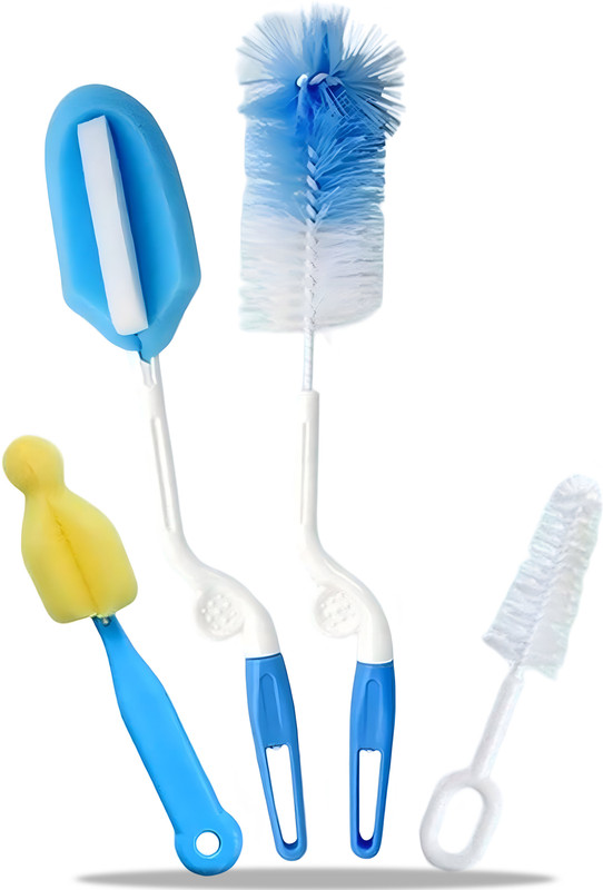 DaKos Baby Bottle Brush, Baby Bottle Cleaner Brush, Nipple Cleaning Brush-MFP933(Milk Coffee)