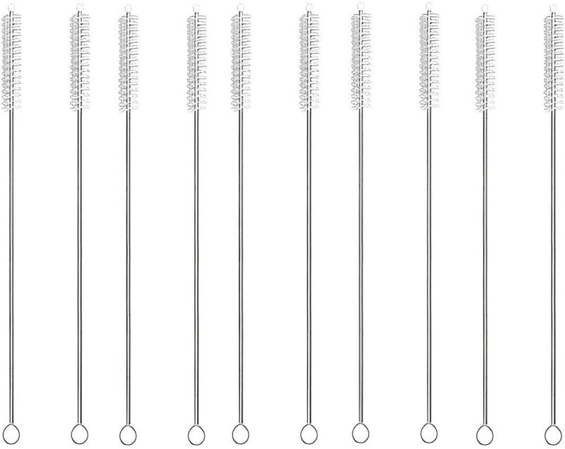 Top Select Straw Cleaner Brush 10pcs (pack of 1 )(Multicolor)