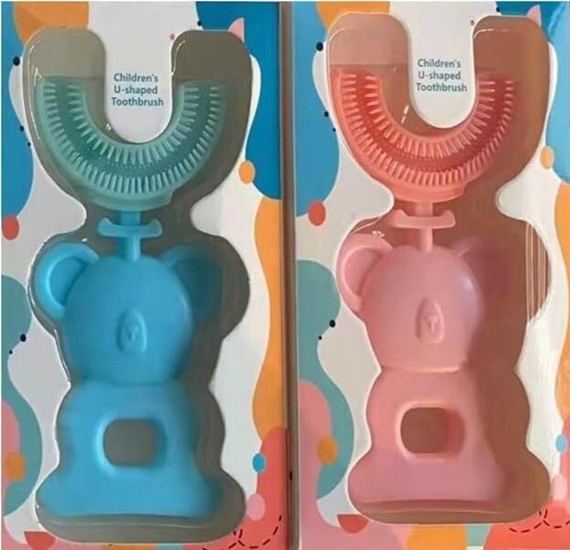 GEVIENOL Children's New U-Shaped Toothbrush(Multicolor)